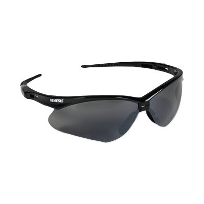 Ansell V30 Nemesis™ Safety Glasses, Smoke Mirror, Polycarbonate Lens, Mirror, Black Frame/Temples, Nylon (412-25688)