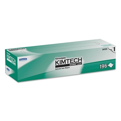 Kimberly-Clark Kimtech Science Kimwipes Delicate Task Wiper, White, 11.8 W x 11.8 L, 196/BX (993-34133)