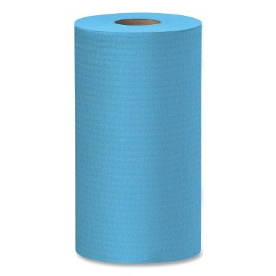 Kimberly-Clark X60 Cloth Wiper, Blue, 9.8 in W x 13.4 in L, Small Roll, 130 Sheets/Roll (993-35411)