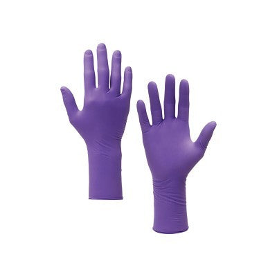 Ansell Purple Nitrile™ Disposable Exam Gloves, Beaded Cuff, Unlined, Large, 6 mil (412-55083)