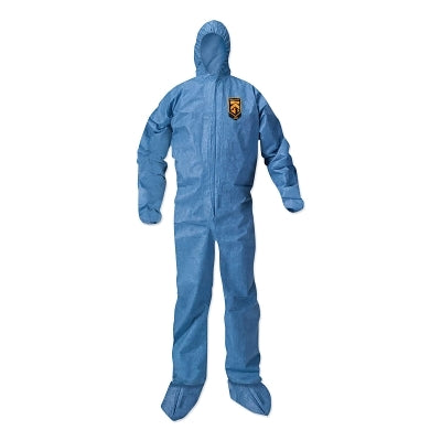 Kimberly-Clark KleenGuard™ A20 Breathable Particle Protection Coveralls, Blue Denim, X-Large, ZF, EBWAHB (412-58524)