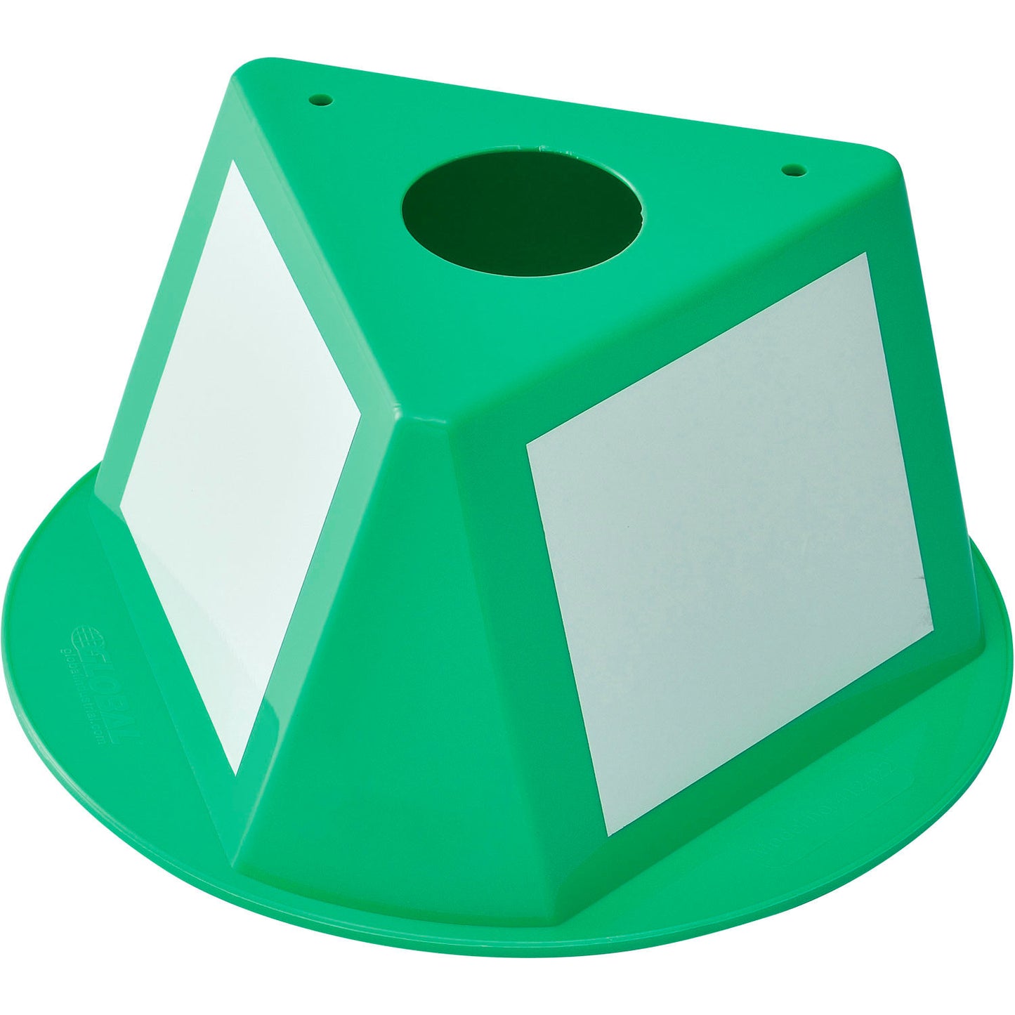 Global Industrial Inventory Control Cone W/ Dry Erase Decals, Green (WB412422)