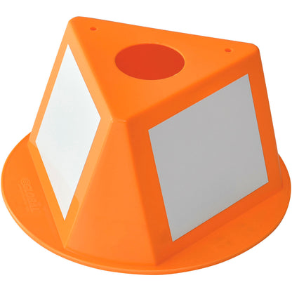 Global Industrial Inventory Control Cone W/ Dry Erase Decals, Orange (WB412426)