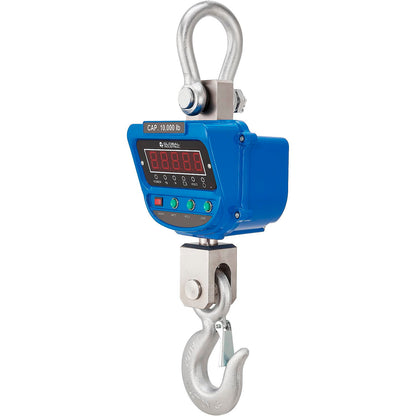 Global Industrial Heavy-Duty LED Digital Crane Scale w/ Remote, 10,000 lb x 5 lb (WB412651)