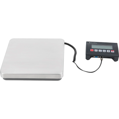 Global Industrial Digital Compact Bench Scale, 330 lb x 0.1 lb, RS-232 Interface (WB412674)