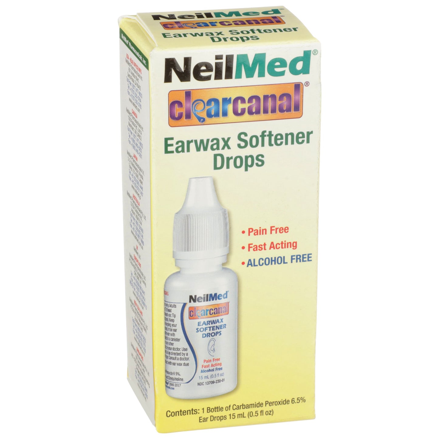 NeilMed® Ear Wax Remover 0.5 oz. Otic Drops 6.5% Strength Carbamide Peroxide (1129811_CS)