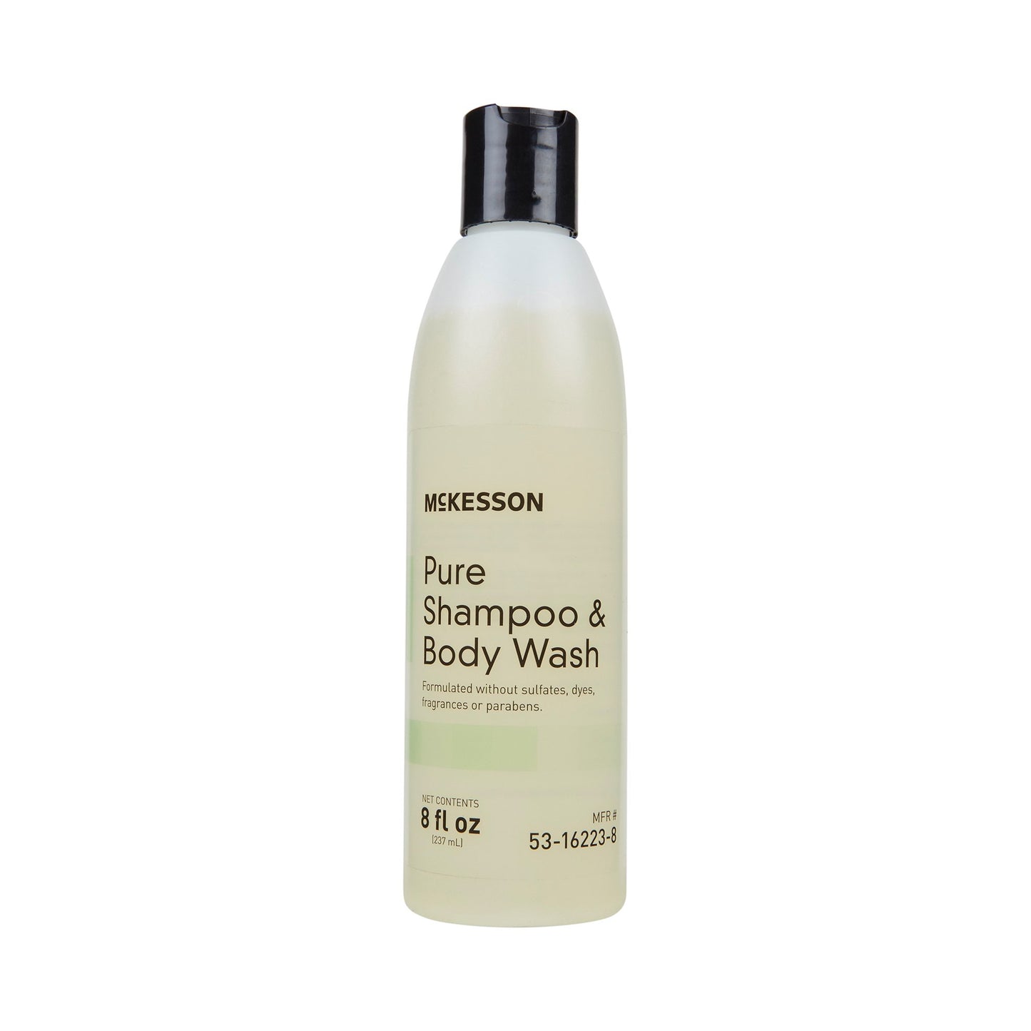 McKesson Pure Shampoo and Body Wash 8 oz. Flip Top Bottle Unscented (1081635_CS)