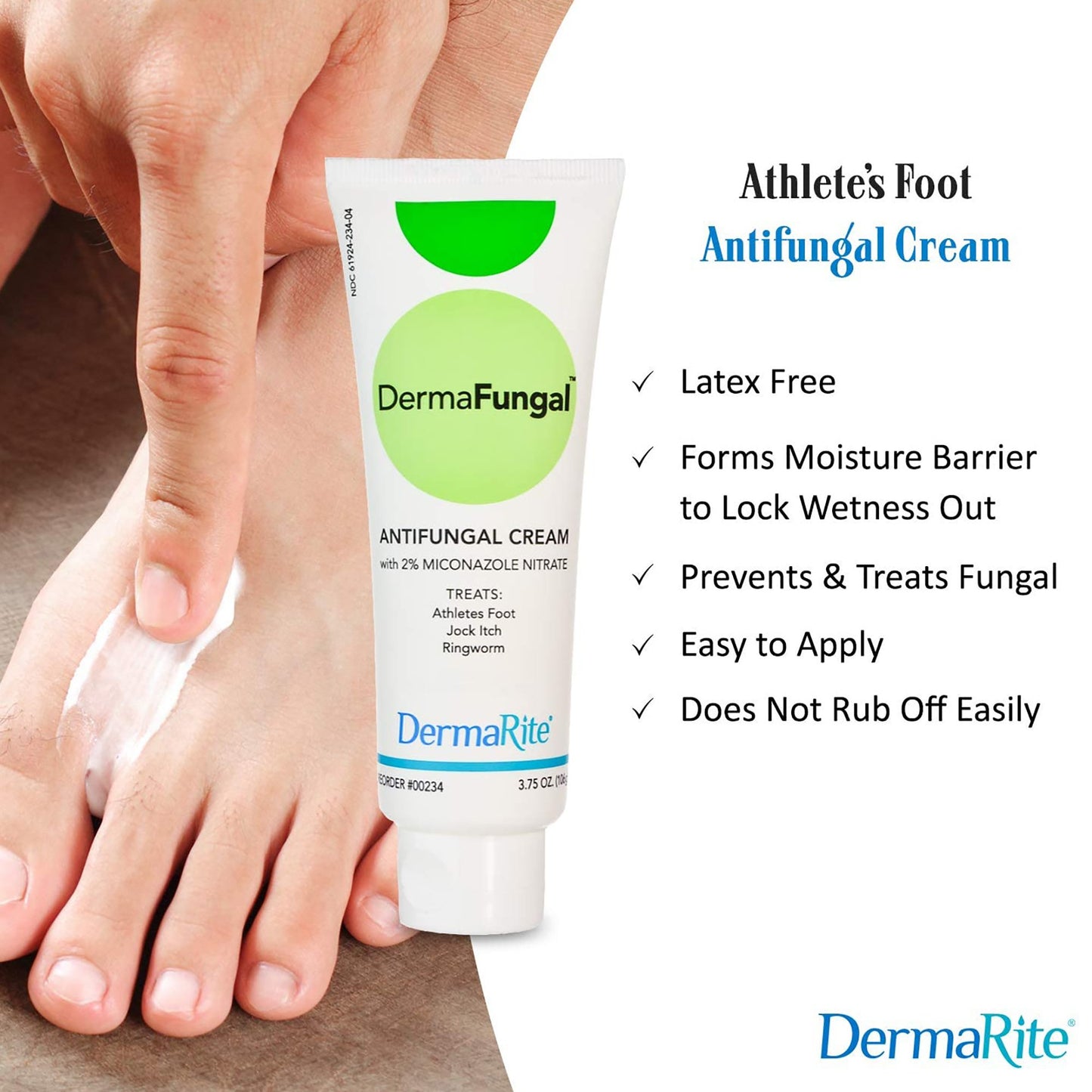 DermaFungal® Antifungal 2% Strength Cream 3.75 oz. Tube (584144_CS)