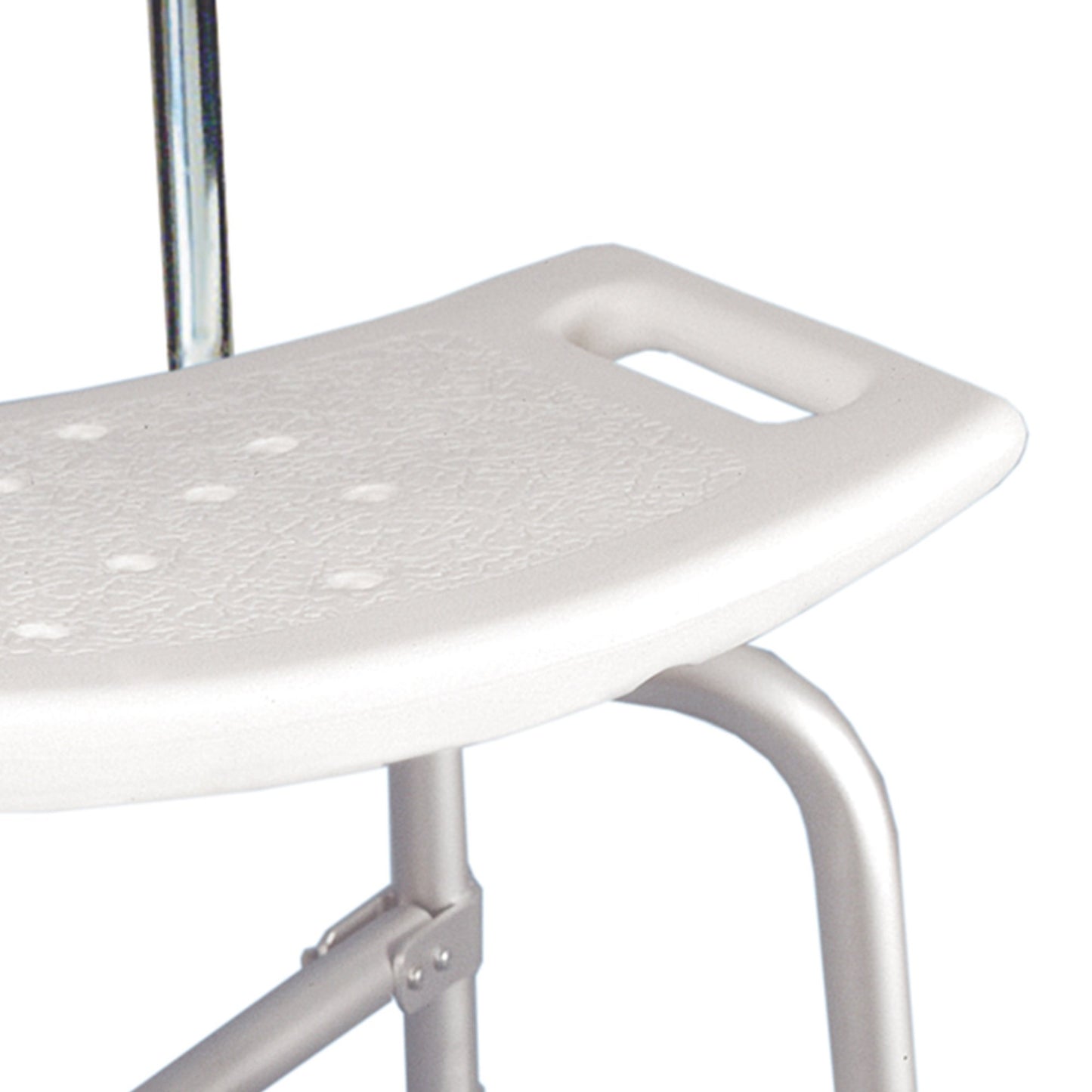 McKesson Bath Bench Without Arms Aluminum Frame With Backrest 20 Inch Seat Width 500 lbs. Weight Capacity (1205414_CS)