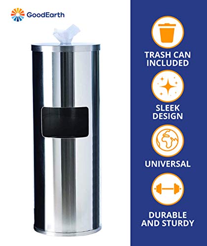 GoodEarth Wipe Stand Dispenser Stainless Steel