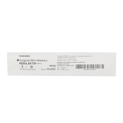 McKesson Skin Marker Prep-Resistant Gentian Violet Ink Sterile Full Size Regular Tip (664538_EA)