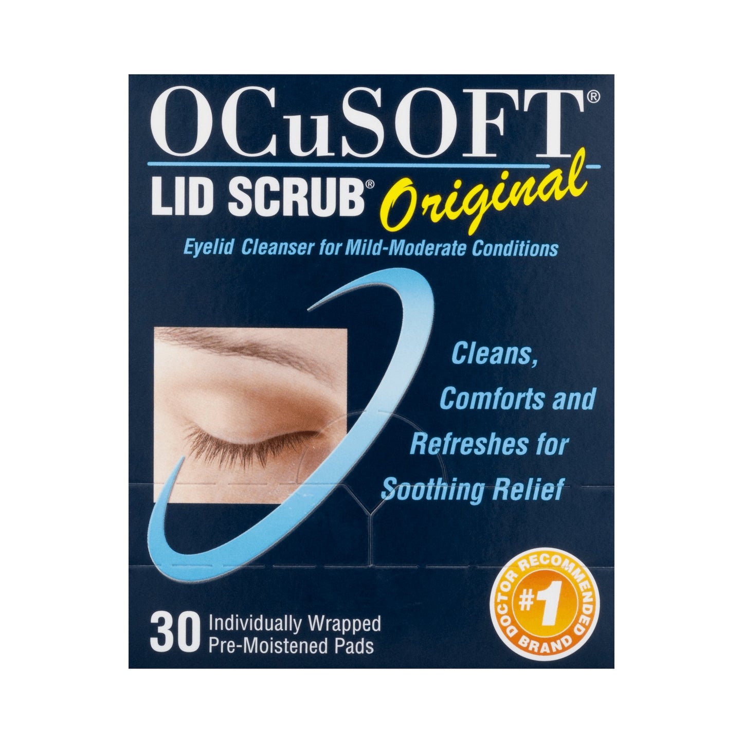 OCuSOFT® Lid Scrub® Eyelid Cleanser 30 per Box Wipe (493955_BX)