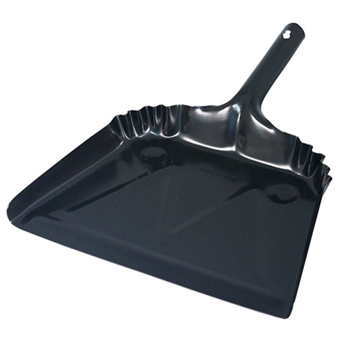 Impact® Metal Handheld Dustpan, Black, 12 Inch, 12/Case (IMP4212CT)