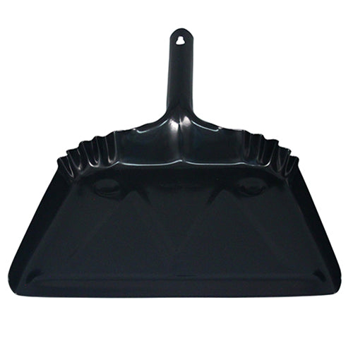 Impact® Metal Handheld Dustpan, Black, 12 Inch, 12/Case (IMP4212CT)
