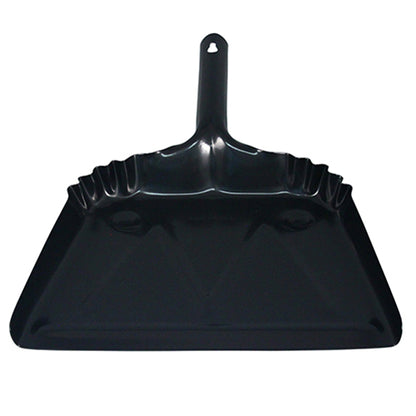 Impact® Metal Handheld Dustpan, Black, 12 Inch, 12/Case (IMP4212CT)