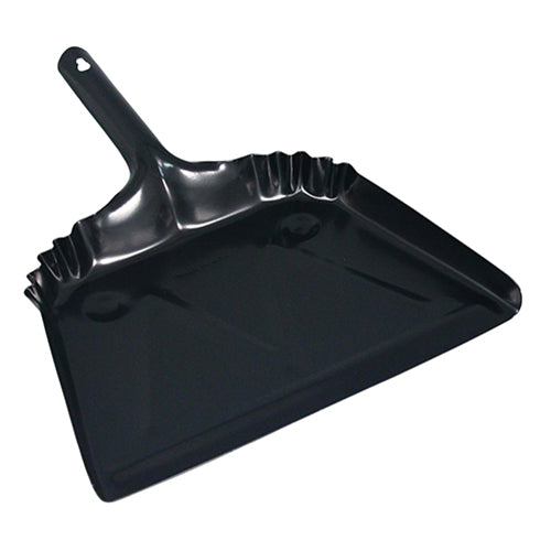 Impact® Metal Handheld Dustpan, Black, 12 Inch, 12/Case (IMP4212CT)