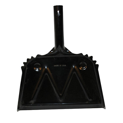 Impact® Metal Handheld Dustpan, Black, 12 Inch, 12/Case (IMP4212CT)