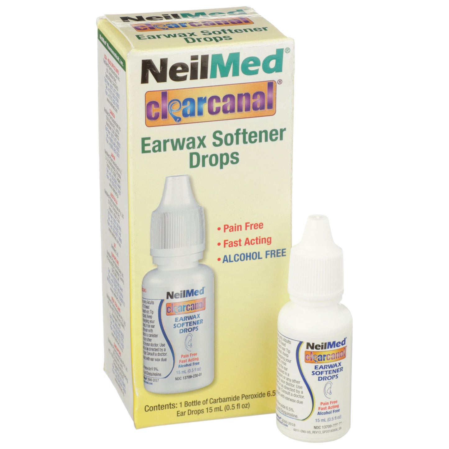 NeilMed® Ear Wax Remover 0.5 oz. Otic Drops 6.5% Strength Carbamide Peroxide (1129811_EA)