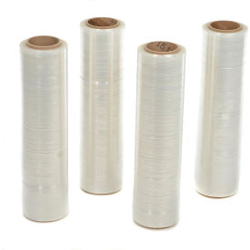 Global Industrial Hybrid Stretch Wrap, Cast, 47 Gauge, 18"Wx1476'L, Clear (WB422772)