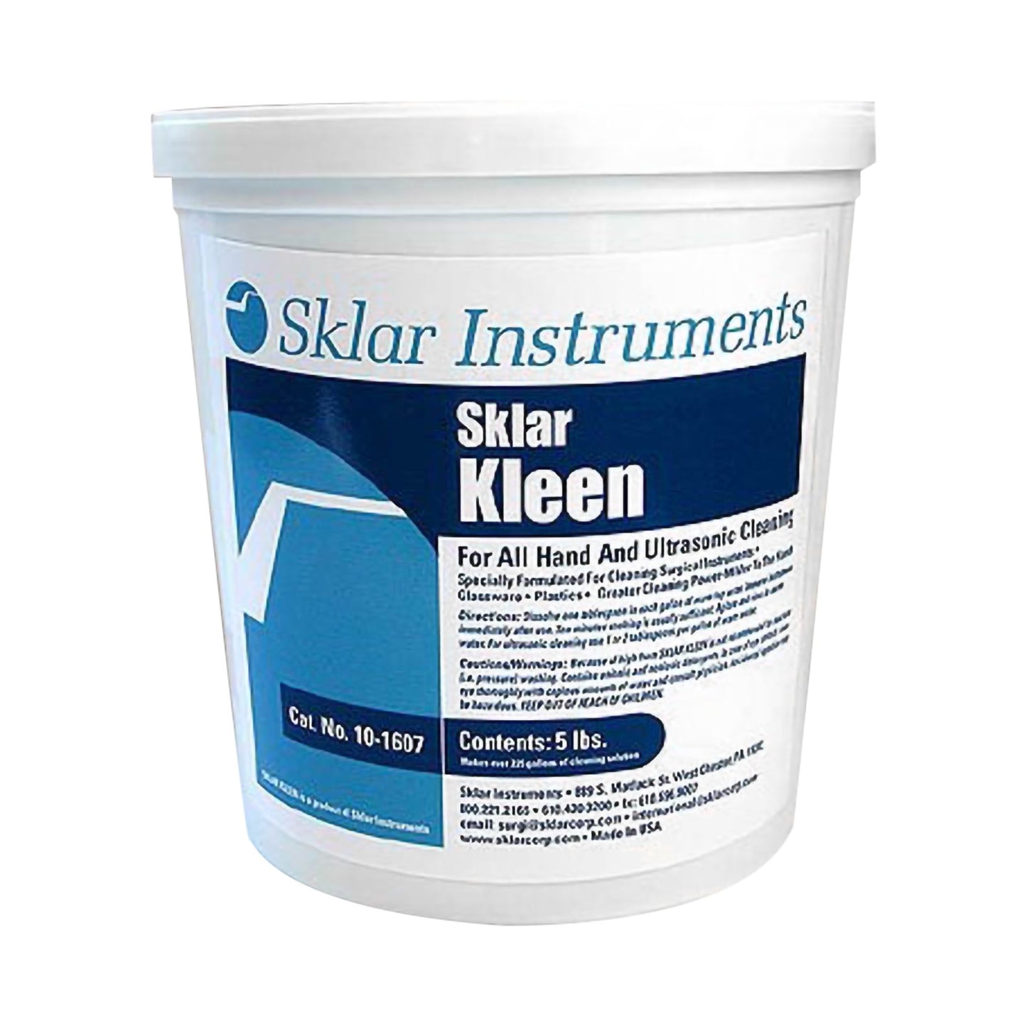 Sklar Kleen™ Instrument Detergent Powder Concentrate 5 lbs. Pail Mild Scent (331035_EA)