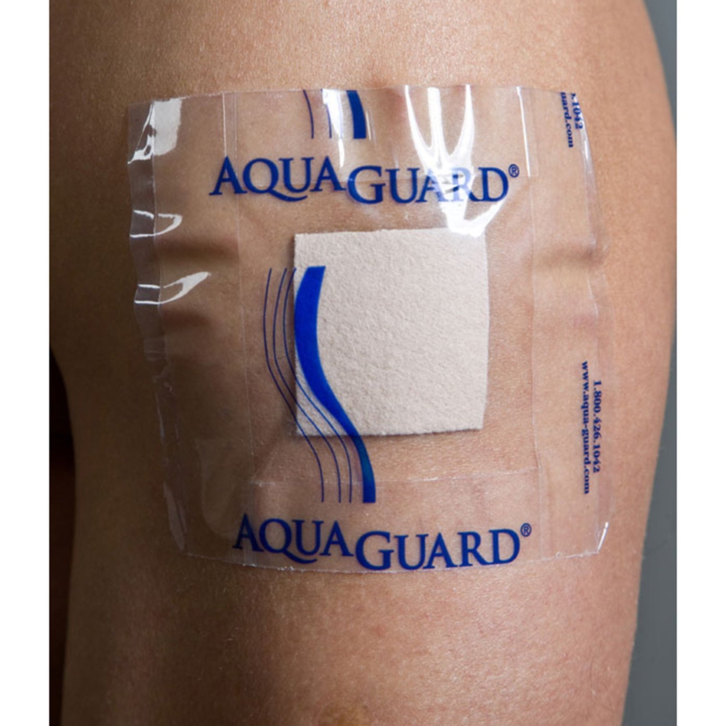 AquaGuard® Shower Sheet IV Site Barrier Protector 4 X 4 Inch Square NonSterile (1202927_PK)