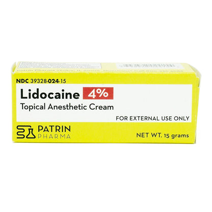 Patrin Pharma Inc Lidocaine HCl 4% Cream 15 Gram (1125690_EA)