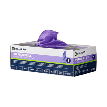 Purple Nitrile® Exam Glove Small NonSterile Nitrile Standard Cuff Length Textured Fingertips Purple Chemo Tested (365060_CS)