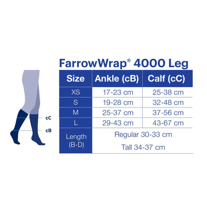 Jobst® FarrowWrap® 4000 Compression Wrap X-Small / Tall Tan Leg (1190816_EA)