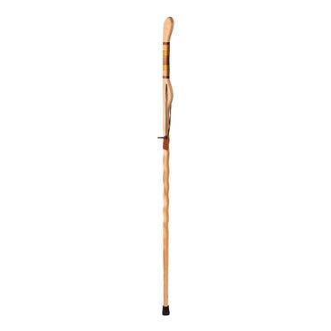 Brazos™ Twisted Safari Walking Stick Wood 58 Inch Height Hickory (1229048_EA)