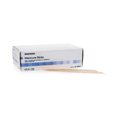McKesson Manicure Stick 4.5 Inch 100% White Birch (472582_BX)