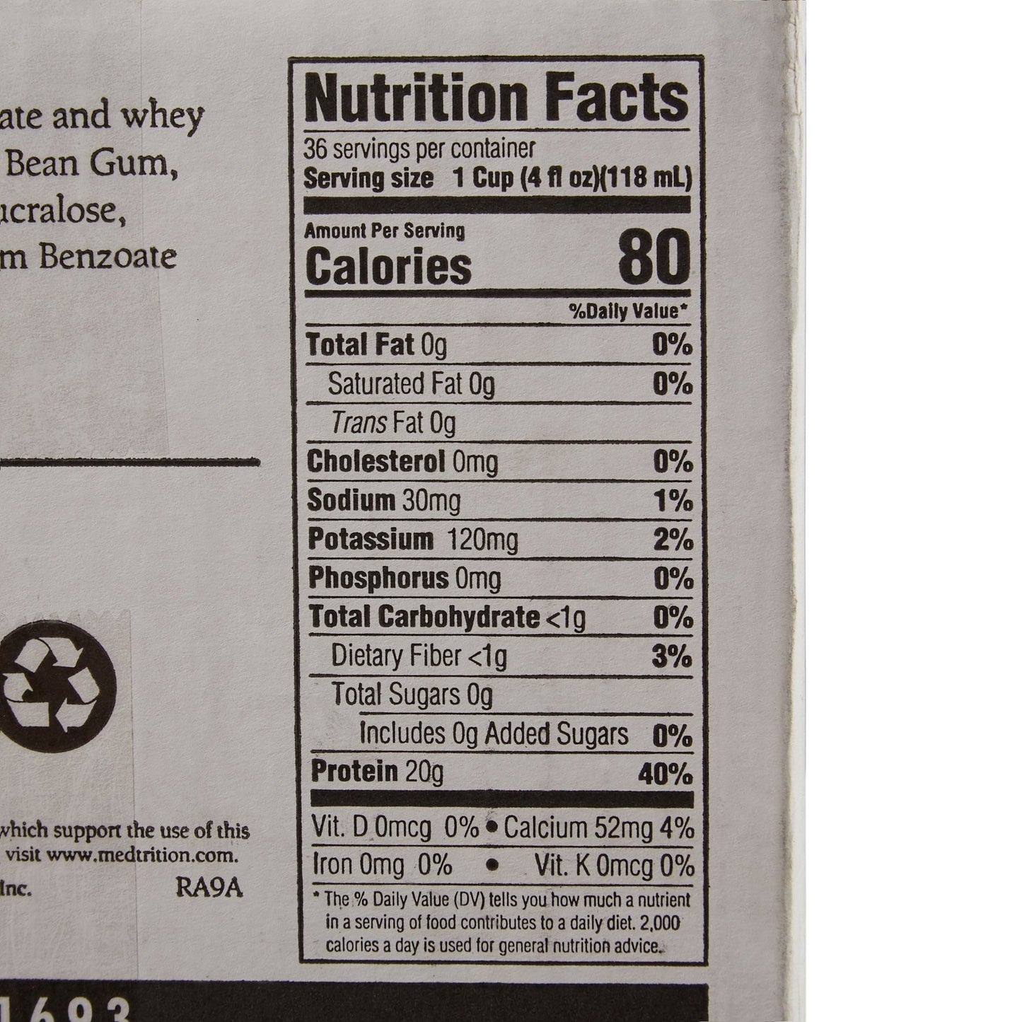 Gelatein® Oral Supplement Fruit Punch Flavor Gel 4 oz. Cup (778508_EA)