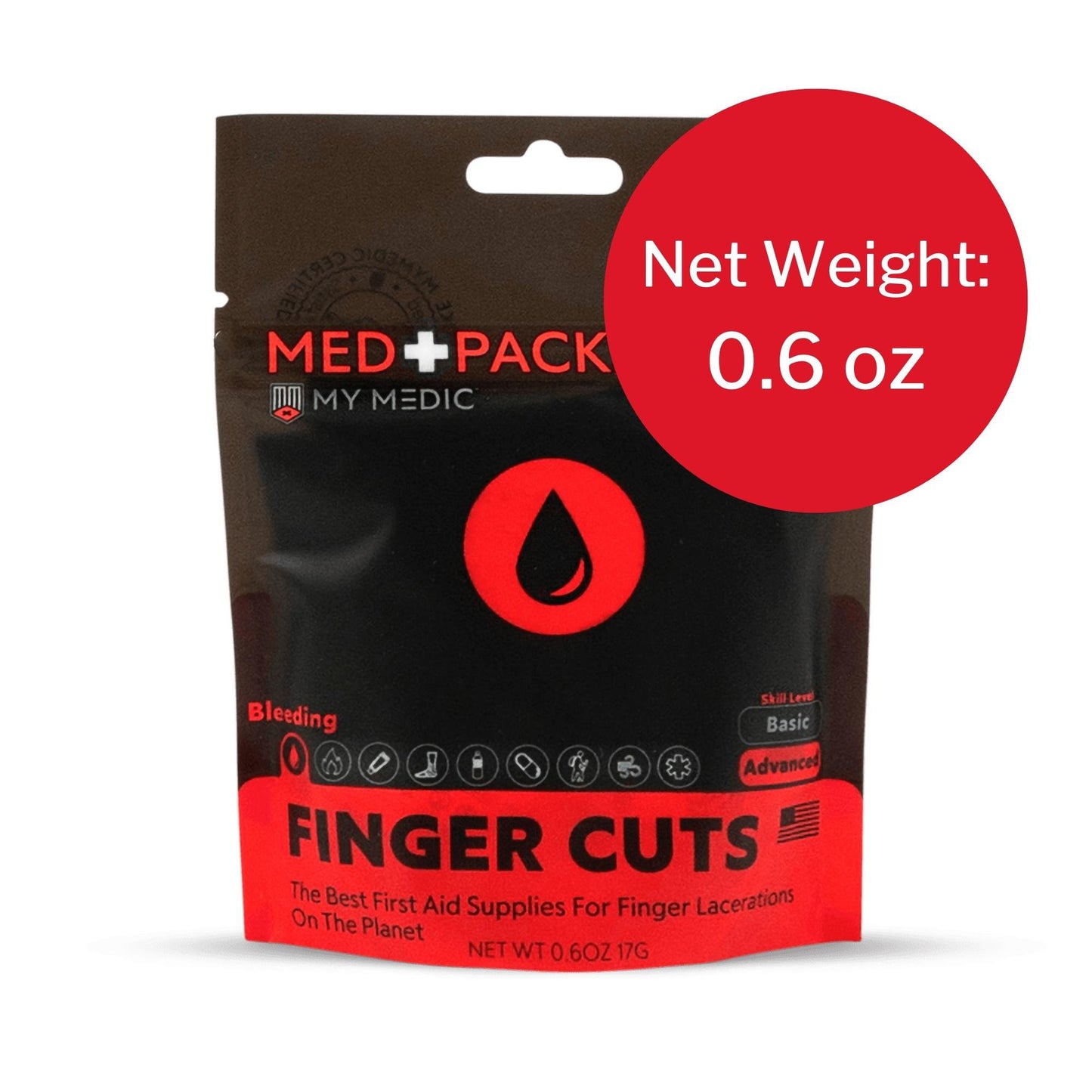My Medic™ MED PACKS FInger Cut First Aid Kit Pouch (1207746_EA)