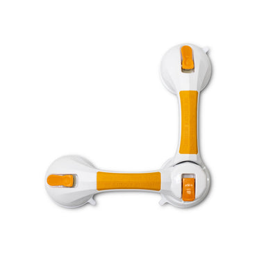 McKesson Rotating Suction-Cup Grab Bar White / Yellow Plastic (1103383_EA)
