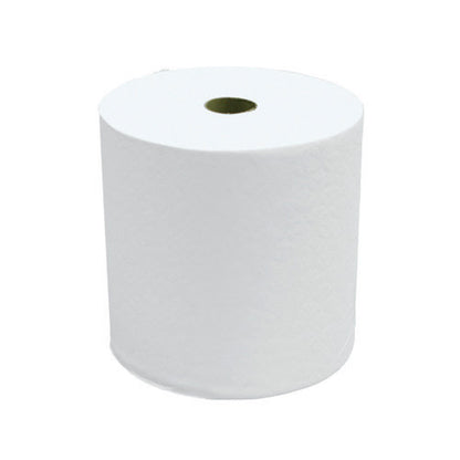 Southern Soft® Hard Roll Towels, White, 7.875"x800', Roll, Case of 6 (HOS43380)