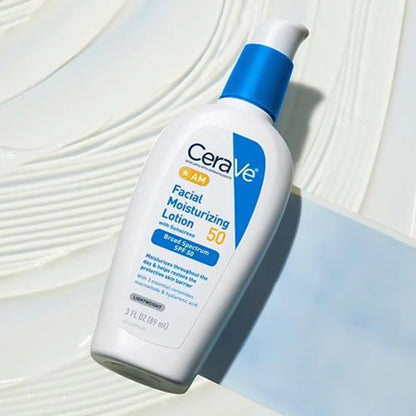 CeraVe® AM Facial Moisturizer with Sunscreen 3 oz. Bottle Unscented Lotion (1253469_EA)