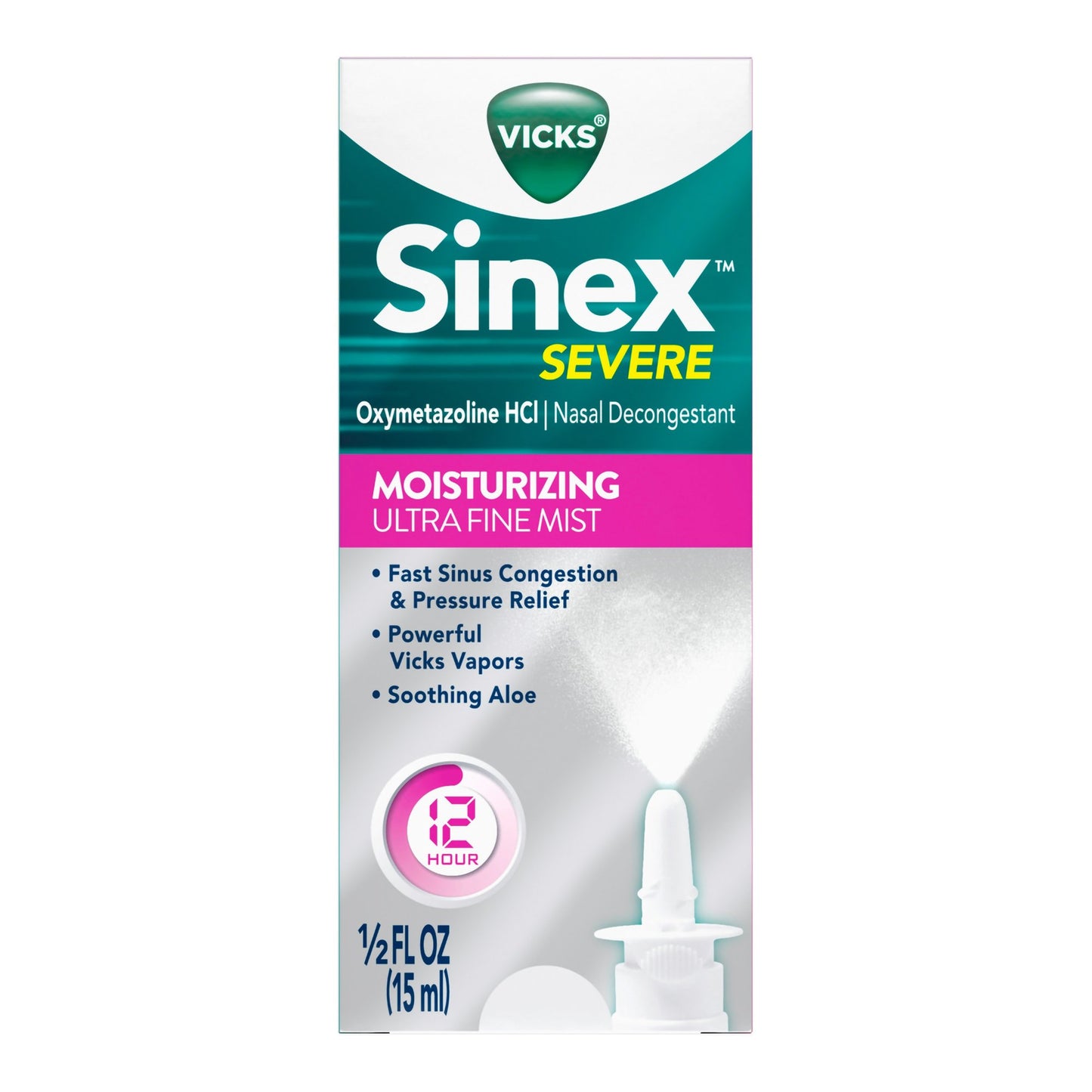 Vicks® Sinex™ Severe Ultra Fine Nasal Decongestant 0.05% Nasal Spray 0.5 oz. (1229267_EA)