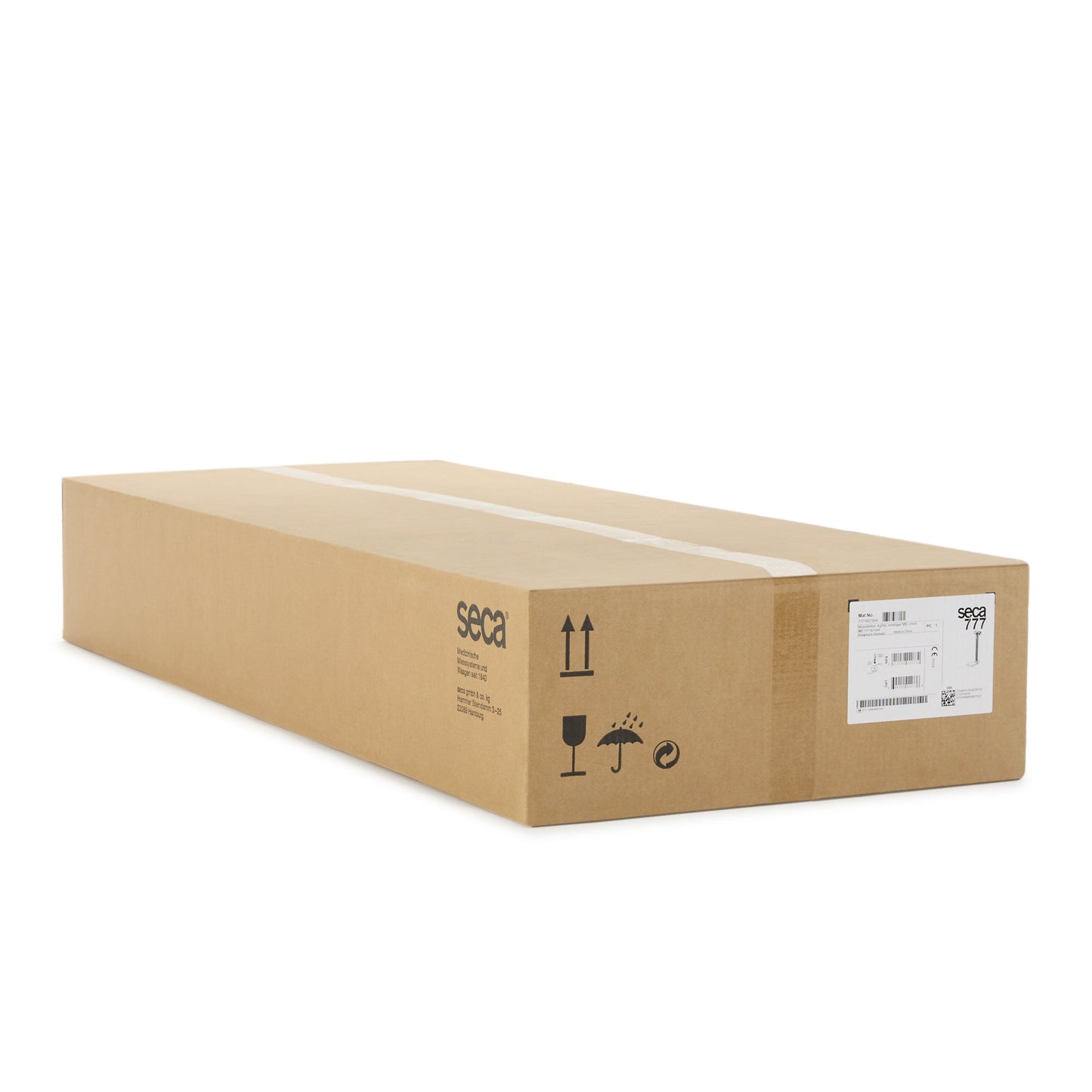seca® 777 Physician Column Scale Digital Display 550 lbs. / 250 kg Capacity White Battery Operated (1180371_EA)