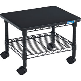 Interion Under-Desk Wire Machine Stand, 19"W x 16"D x 13-1/2"H, Black (WB436958)