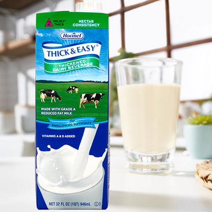 Thick & Easy® Dairy Thickened Beverage 32 oz. Carton Milk Flavor Liquid IDDSI Level 2 Mildly Thick (1058819_CS)