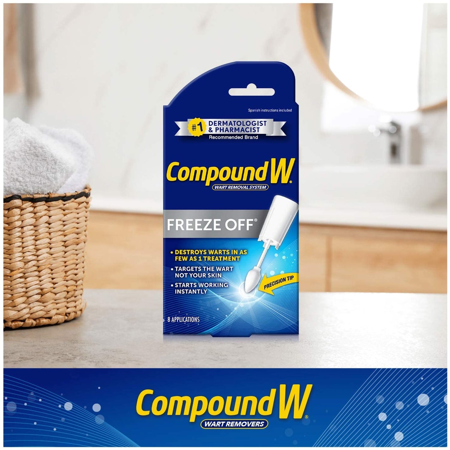 Compound W® Freeze Off® Wart Remover Liquid 8 per Box (662160_EA)