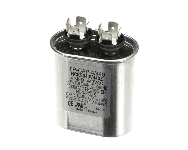 Carrier HVAC Hvac Tp-Cap-4/440 4 Mfd 440V Oval Run Capacitor (CRRTP-CAP-4440)
