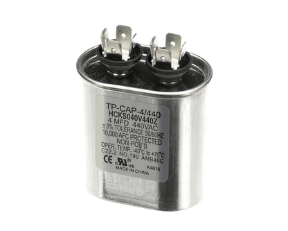 Carrier HVAC Hvac Tp-Cap-4/440 4 Mfd 440V Oval Run Capacitor (CRRTP-CAP-4440)