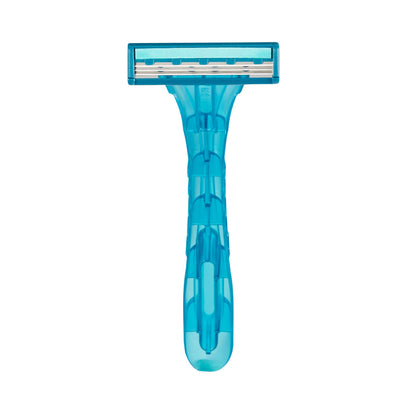 McKesson Personal Razor with Lubricating Strip Single Edge Triple Blade NonSterile Disposable (628717_BX)