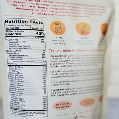 Restore Renal Support Oral Supplement Unflavored Powder 16 oz. Pouch (1223930_CS)