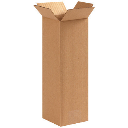 5 1/8 x 4 5/8 x 14" Corrugated Boxes for Hexpand 1 Bottle Shipper Inserts (WBS100)