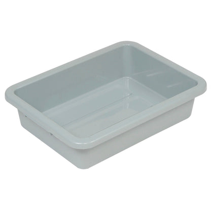 Global Industrial Plastic Nesting Tote Box, 20-1/4"L x 15-1/4"W x 5"H, Gray (WB443326)