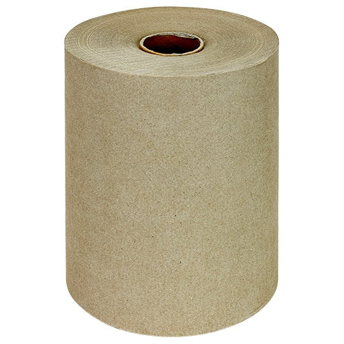 Southern Soft® Hard Roll Towels, Natural, 1 ply, 7.875"x800', Roll, Case of 6 Rolls (HOS44801)