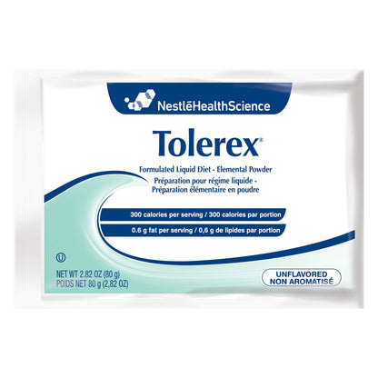Tolerex® Oral Supplement Unflavored Powder 2.82 oz. Individual Packet (320422_EA)