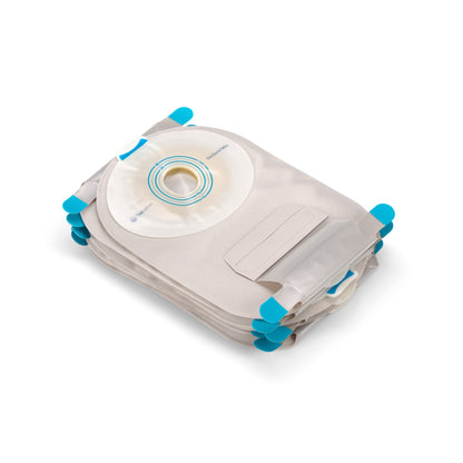 SenSura® Mio Ostomy Pouch One-Piece System 11 Inch Length, Maxi Flat, Pre-Cut 1 Inch Stoma Drainable (884554_BX)