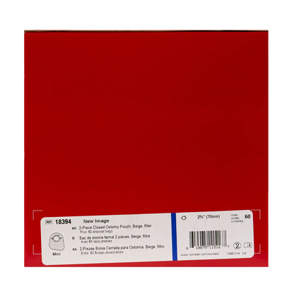 New Image™ Ostomy Pouch Two-Piece System 7 Inch Length Closed End (569974_BX)